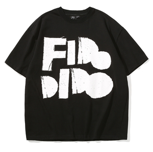 fidodido短袖t恤时尚美国潮牌七喜小子官方正版字母印花圆领t恤衫