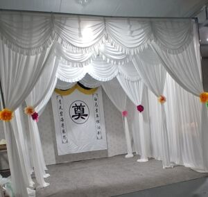 灵堂布置全套纱幔葬礼