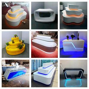 定制展示柜科技馆产品展示台艺术烤漆异形展柜陈列柜展会展厅展台