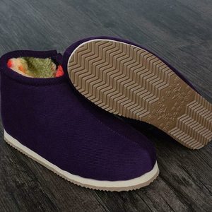 男女士冬季中老年优质条绒老式棉鞋棉靴高帮鞋防滑靴子工作大头