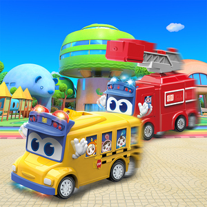 大号百变校巴车歌德电动玩具车哥德变形套装儿童汽车益智男孩校车