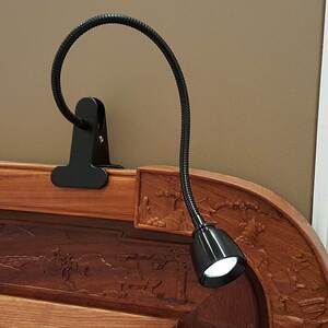 夹床头小台灯暖光