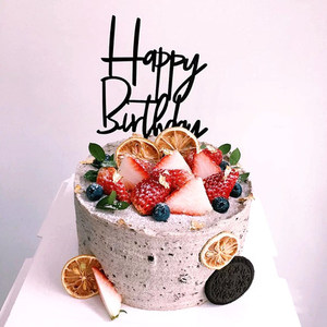 ins网红创意小红书定制海盐可爱奥利奥生日蛋糕天津全国同城配送