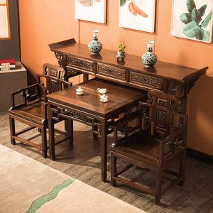 中堂桌子农村堂屋实木