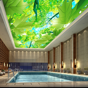 酒店绿色吊顶