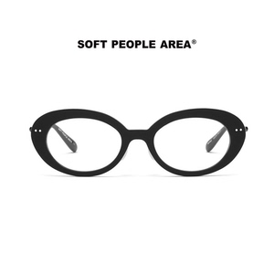 【BOBO】光学系列钛金属椭圆超轻眼镜框眼镜架 SOFT PEOPLE AREA