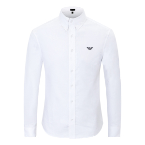 armani/阿玛尼长袖衬衫男 新款男士商务休闲上衣时尚修身百搭衬衣