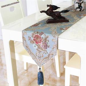 餐桌中间的长条垫铺在桌子上的装饰布吧台长方形搭布条形桌布长条
