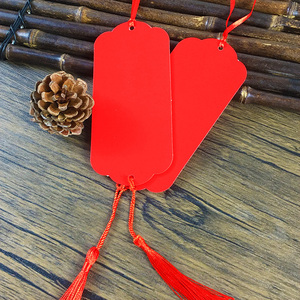 创意红色空白许愿树吊卡幼儿园室外防水心愿墙装饰卡片手工自制小学生