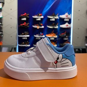 安踏儿童板鞋夏秋款男女小童休闲轻便哆啦a梦运动小白鞋332030003