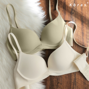 都市丽内衣女人夏季小胸聚拢上薄下厚无钢圈收副乳一片式文胸罩