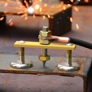 强磁搭铁神器电焊钣金修复机电焊机地线接地打铁线磁铁焊接搭铁头