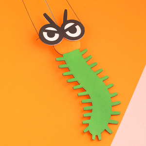 提线木偶小动物蜈蚣四肢能动卡通手工幼儿园表演道具12生肖diy