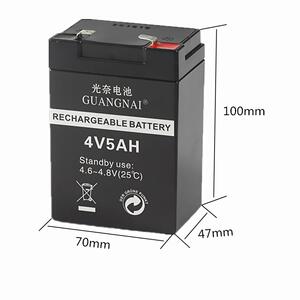 4v5ah强光灯手提灯电池电子称电瓶充电电子秤电蚊拍台灯应急电池