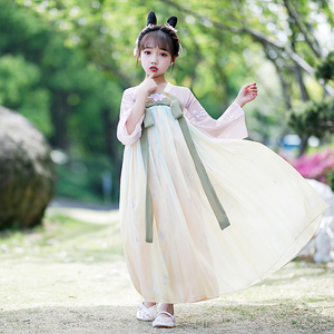儿童汉服女童夏季小女孩春装古装连衣裙童装春秋装新款中国风襦裙