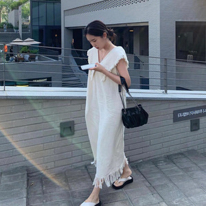 复古长裙森系