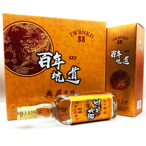 【整箱】88百年坑道台湾高粱酒金门礼盒宴客送礼浓香42度600ml*6