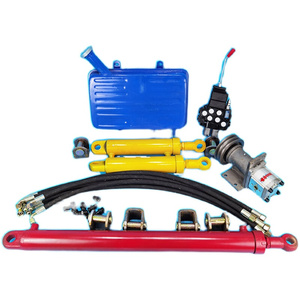 改装拖拉机加装叉车举升机双向油缸多路分配器换向阀液压装卸车