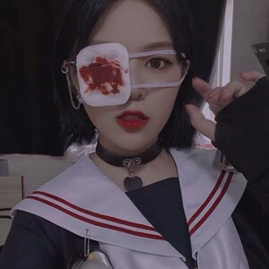 萌眼罩中二可爱cos二次元病网红眼罩动漫独眼单边病娇男女1人付款11