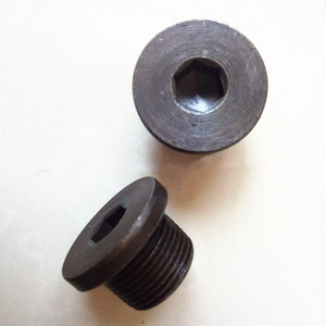 堵油内六角法兰面堵头油塞细牙螺丝m8m10m12m14m18m20*1*1.25*1.