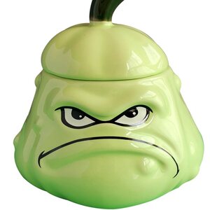 倭瓜水杯创意窝瓜网红植物大战僵尸陶瓷马克杯搞怪绿色杯子咖啡杯
