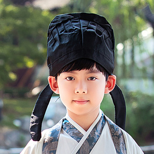 男童古装汉服演出帽子