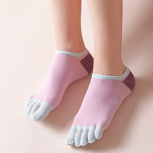 袜子短袜优 棉浅口薄款夏季隐形低帮吸汗女 五指袜分趾袜五趾脚趾