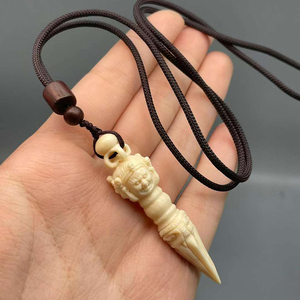精工猛犸象牙金刚杵星月金刚百香籽椰蒂108佛念珠手串配饰套装