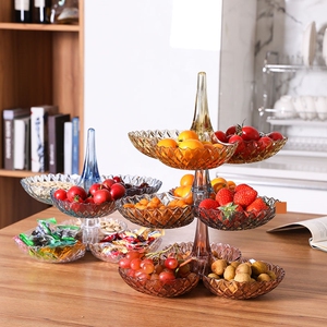 布置塑料架子多层欧式蛋糕架甜品盘蛋糕托盘甜点架果盘唯有前进19