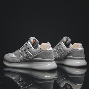 品牌官方nb球鞋801运动鞋春秋新百伦酷跑爆米花软底增高n字鞋男潮