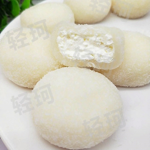 酸奶大福雪媚娘糯米糍慕斯麻薯新品甜点心咖啡西餐厅即食材