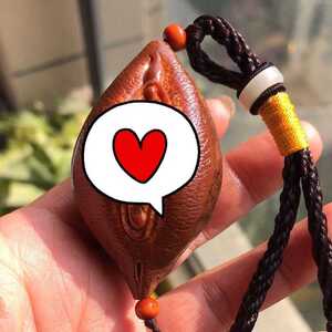 橄榄核生命源手串阴阳款生命之源手工雕刻单核文玩橄榄核雕刻单核