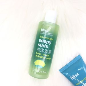 bliss 必列斯 120ml 柠檬鼠尾草泡泡浴露 w酒店沐浴液沐浴露