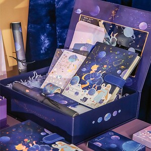 小王子手账本礼盒套装日记本复古彩页烫金手帐笔记本网红可爱少女心