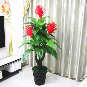 000人付款淘宝客厅高大绿植大门口塑料树室内大型假树假绿植花卉植物