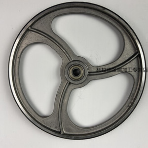 定制适用带锯轮带锯机配件上下轮主动轮从动轮配件带锯卡胶圈轮di