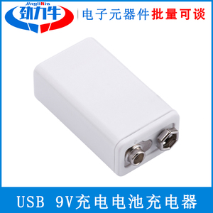 USB 9V充电电池充电器 6F22锂电池万用表 话筒探测器仪器仪表
