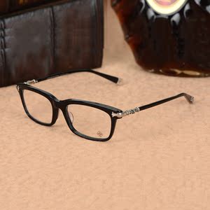 克罗心眼镜925纯银眼镜架板材全框男女同款潮近视大脸超轻眼镜框