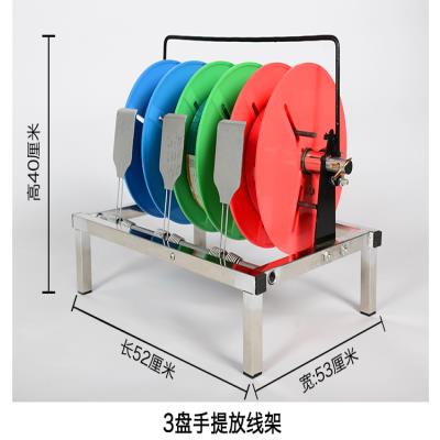 000人付款淘宝电线防线架施工安全标识支架玻璃钢三角放线架绝缘电缆