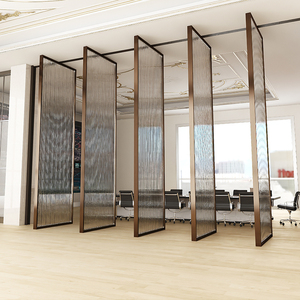 网红中轴旋转门360°度肯德基店铺商场铝合金不锈钢地弹簧玻璃门