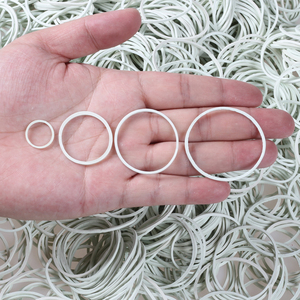 白色橡皮筋高弹力耐用工业办公用一次性厚小号胶圈加粗越南耐高温