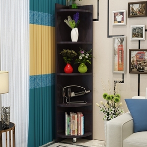 实木角柜三角转角柜客厅墙角柜置物架简约现代储物柜收纳柜子角落