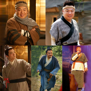 影视武林外传吕秀才李大嘴同款古装男士古装棉麻群演古装厨师服