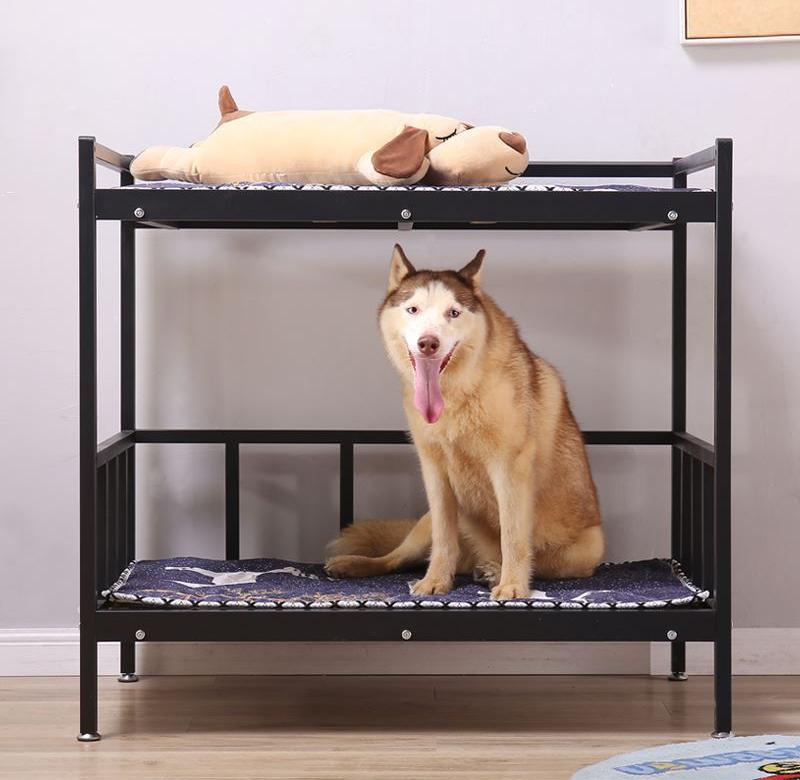 铁艺公主狗床上下双层泰迪公主欧式宠物窝床离地双层四季通用猫