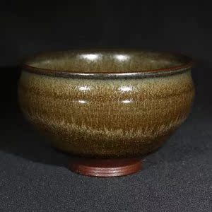建盏茶杯杨华华纯手工陶瓷茶末釉盏主人杯单杯大号茶碗茶具天目盏