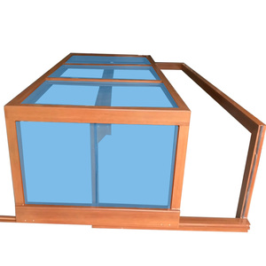 屋顶楼梯口平移天窗 l型楼梯盖电动屋顶出口7字形侧滑推拉轨道门