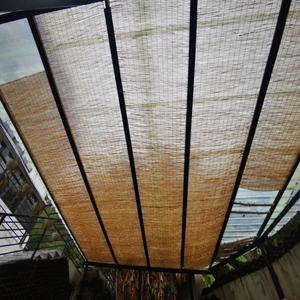 937人付款淘宝定做芦苇帘子草帘苇帘隔断遮光遮阳复古墙面装饰吊顶