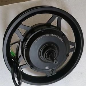 14寸有齿电机 高速400w48v折叠12寸代驾锂电动自行车 碟刹无刷1
