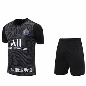 20-21法国大巴黎守门员球衣1号纳瓦斯 里科 布尔卡长短袖门将服黑