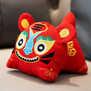 布老虎diy材料包儿童手工传统玩偶布艺民间小老虎自制作新年礼物